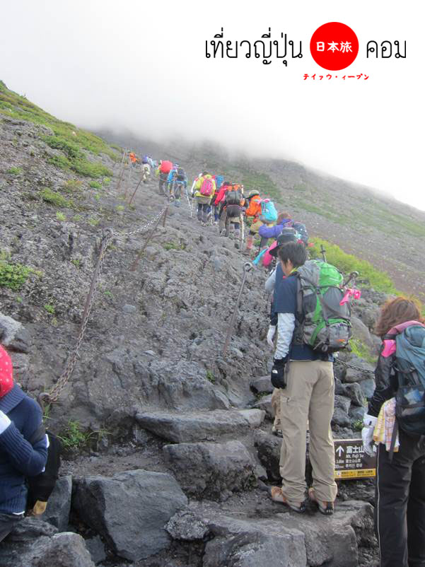 climbing fujisan view