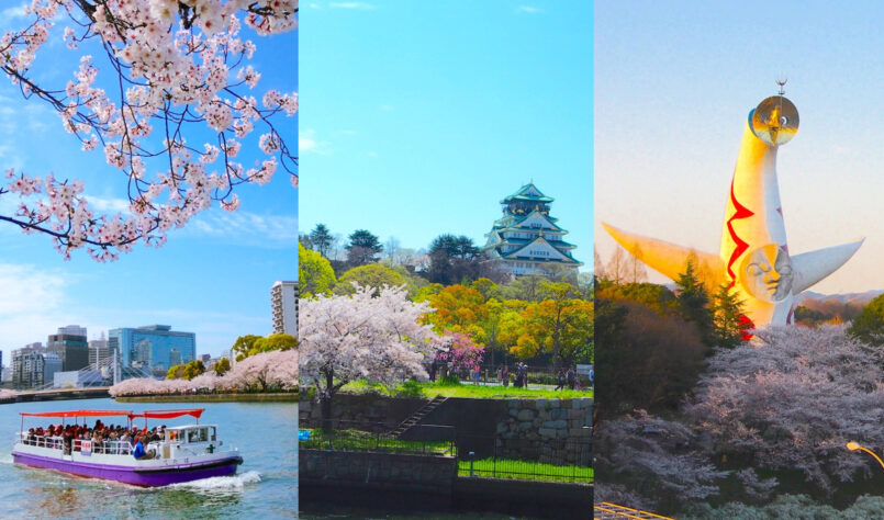 Osaka: เดินเล่นชมซากุระ 1 วัน 3 สวน Sakuranomiya, Osaka-jo, Expo’70