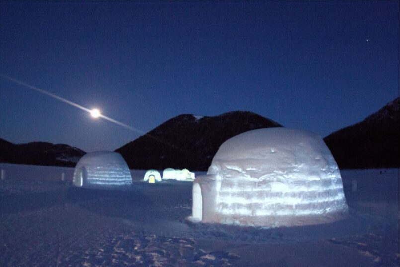 Lake Shikaribetsu Igloo เที่ยวหมู่บ้านเอสกิโม บนทะเลสาบน้ำแข็ง ที่ Tokachi เกาะฮอกไกโด