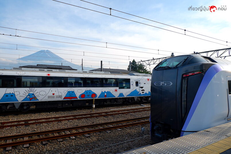 รีวิวรถไฟขบวน Fuji Excursion วิ่งตรง โตเกียว – คาวากุจิโกะ