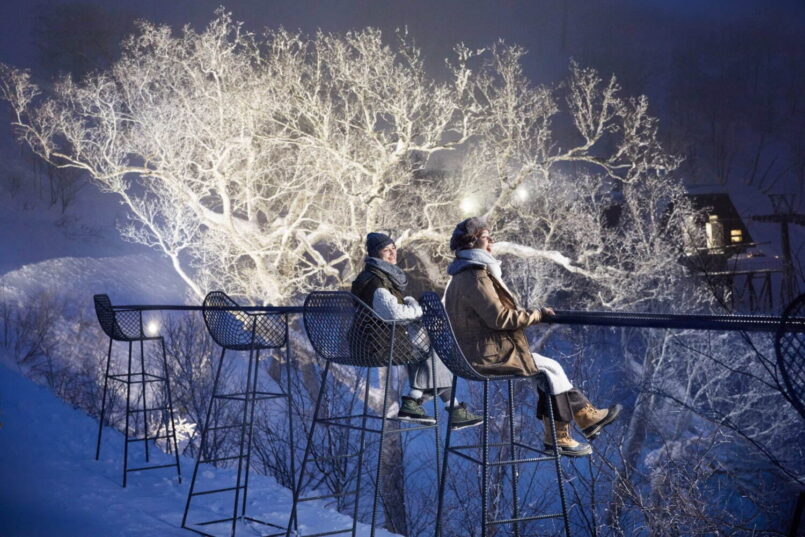 Muhyo Terrace อีเวนต์ฤดูหนาวที่ Hoshino Resorts Tomamu